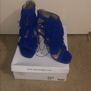 Steve Madden Shoes - Fringe suede heels Steve Madden Shoes - Fringe suede heels